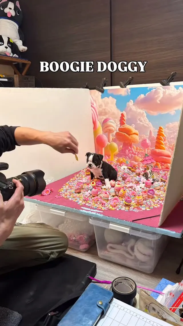 今年もボストンテリアのカレンダー撮影に来ていただけました📸